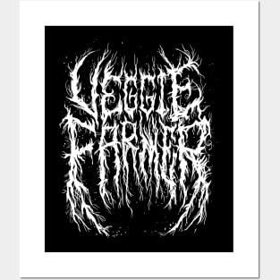 Veggie Farmer - Death Metal Logo Posters and Art